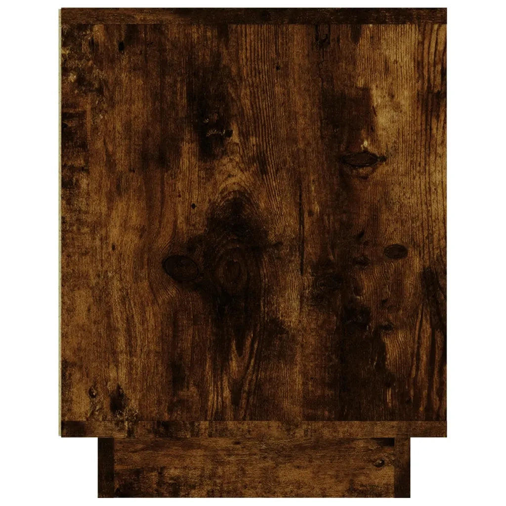 Mobile TV Rovere Fumo 102x35x45 cm in Legno Multistrato 819865
