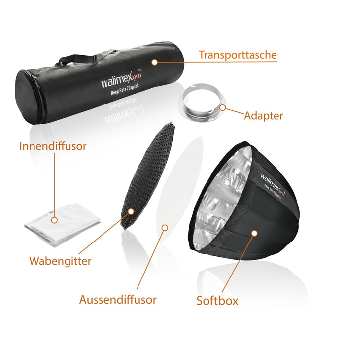 SL Deep Rota Softbox QA70 Elinchrom