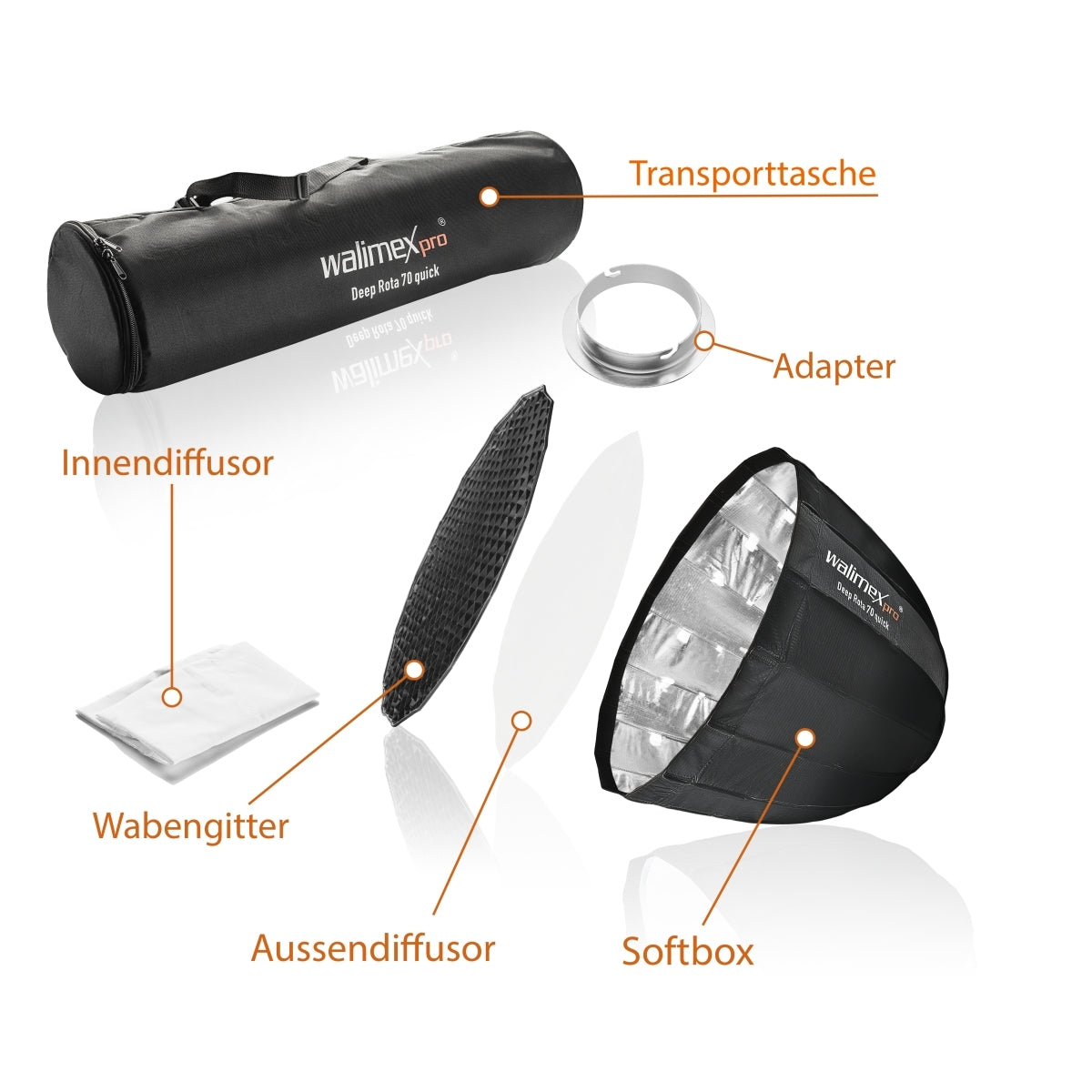 SL Deep Rota Softbox QA70 Elinchrom
