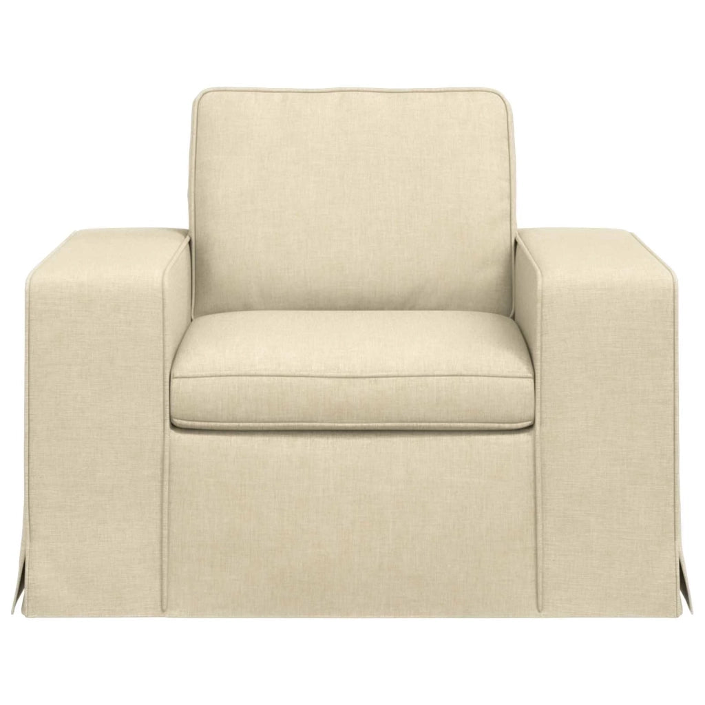 Divano Crema 103 x 80 x 82 cm Tessuto