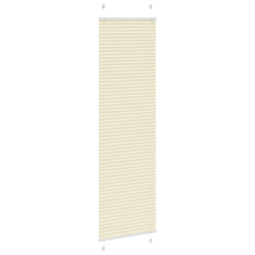 Tenda Plissettata Crema 60x200 cm Larghezza Tessuto 59,4 cm 4015305