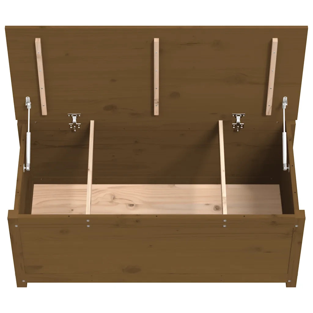 Contenitore Portaoggetti Ambra 110x50x45,5cm Massello di Pino 823542