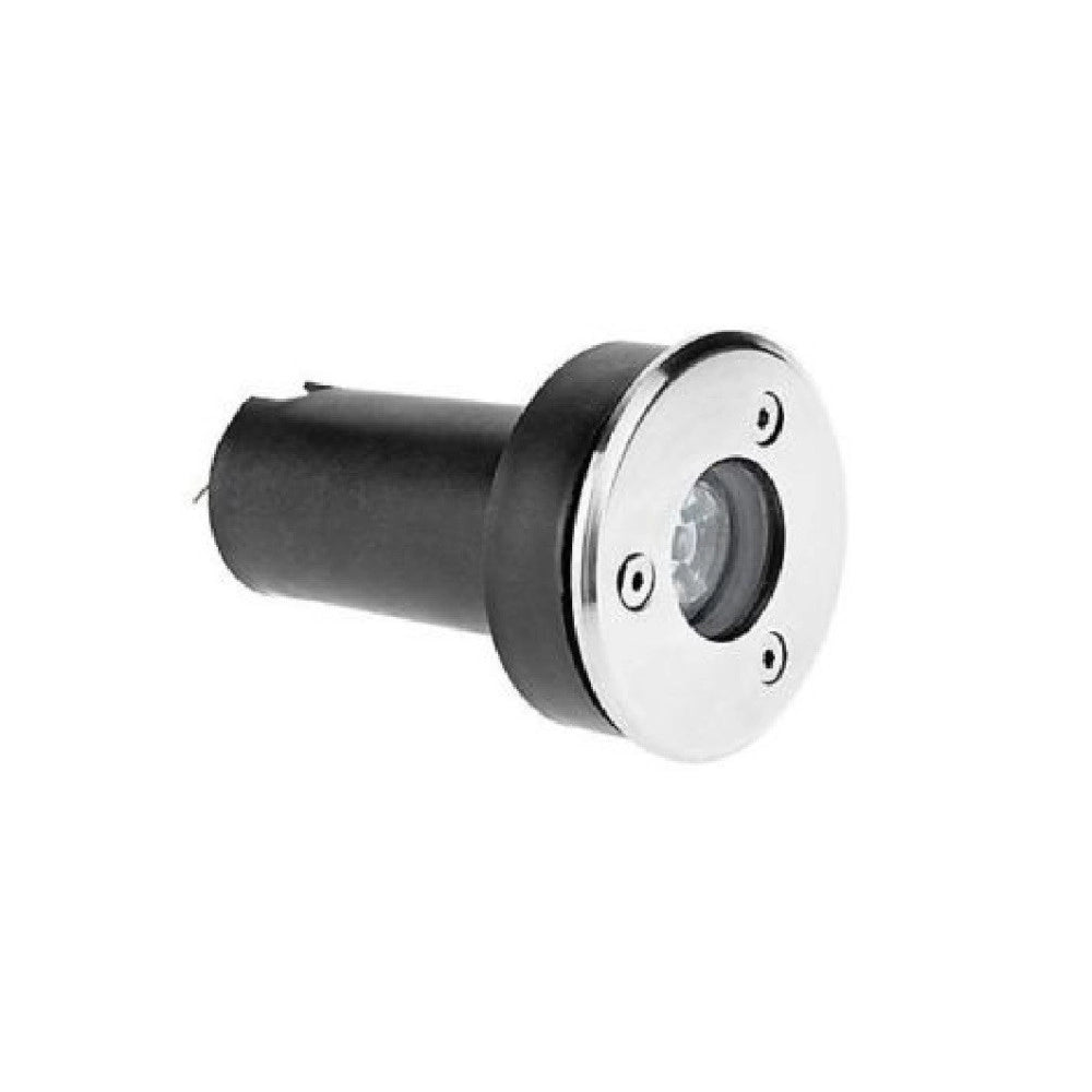 Trade Shop - Faretto Calpestabile Incasso Terra Rotondo 1w Led Bianco Freddo E Bianco Caldo -