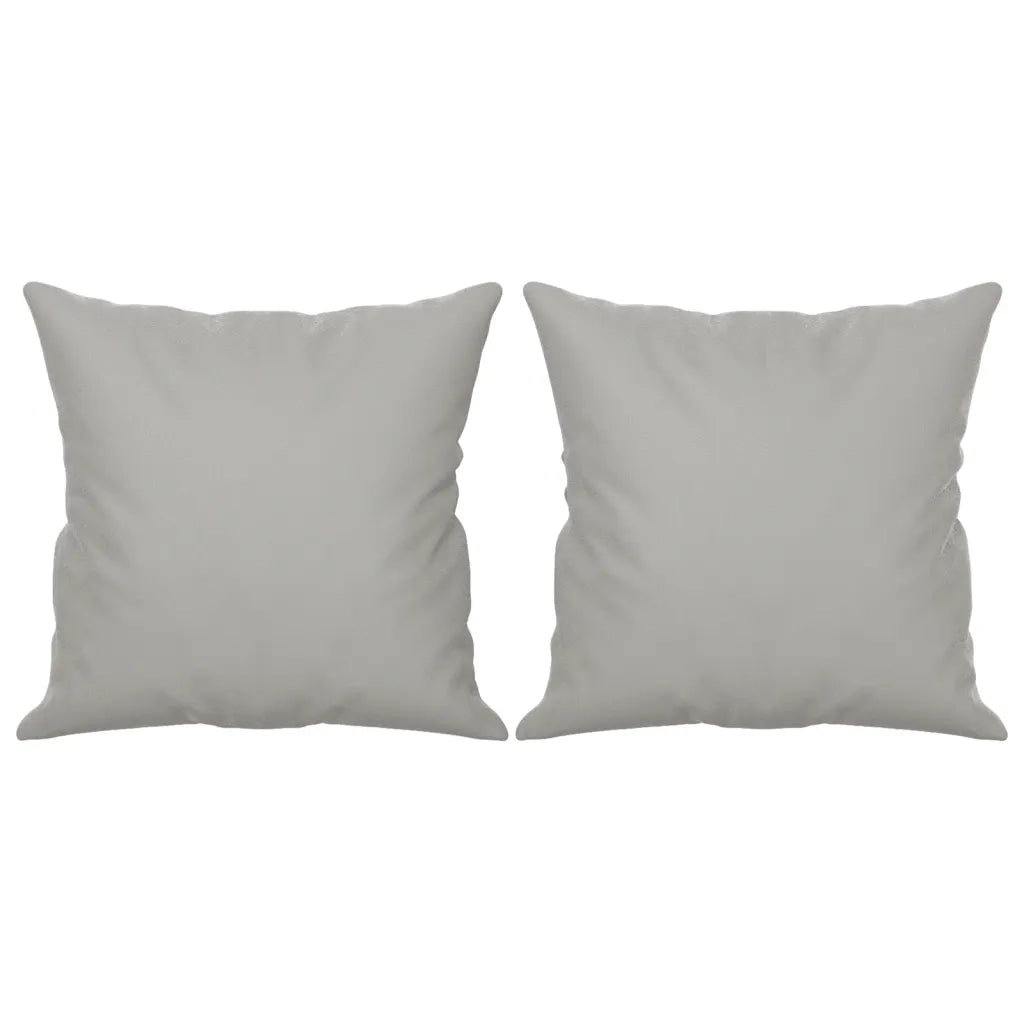 Divano a 3 Posti con Cuscini-Sofa 3 Posti con Cuscini Grigio Chiaro 180 cm Microfibra