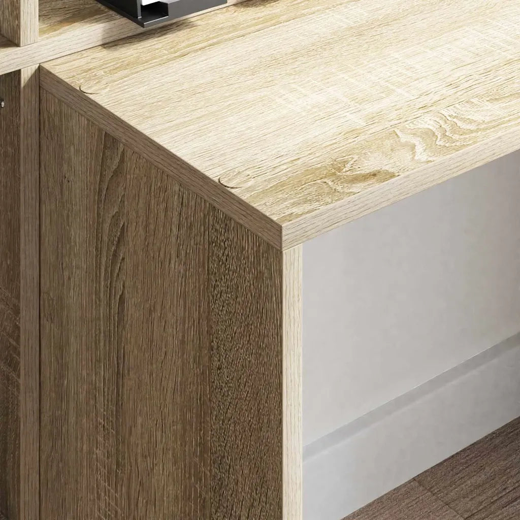 Scrivania Rovere Sonoma 138,5 x 55 x 143 cm Legno multistrato 3337251