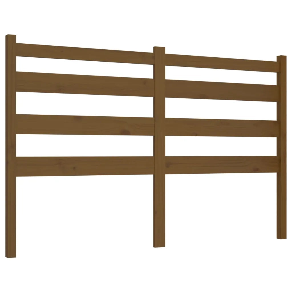 Testiera per Letto Miele 141x4x100 cm in Legno Massello di Pino