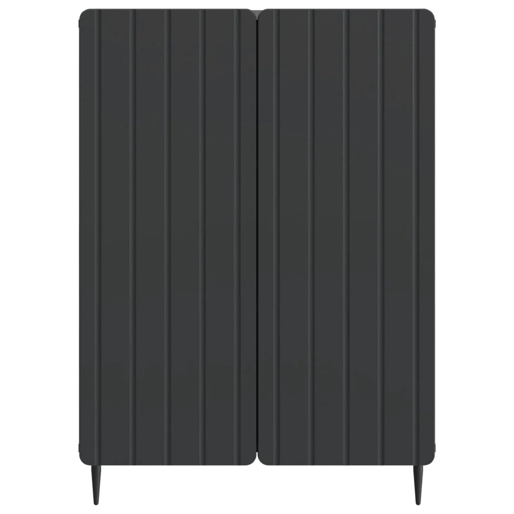 Credenza Nero 66 x 34,5 x 92 cm Legno ingegnerizzato