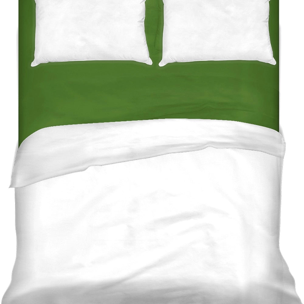 Lenzuolo letto sotto con angoli 100% puro cotone Made in Italy tinta unita Prateria - 1 Piazza e mezza