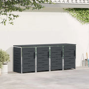 Stoccaggio contenitore a ruote Antracite 276 x 77,5 x 112,5 cm 3422242