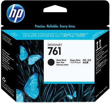 HP Testina di stampa nero opaco/nero opaco Designjet 761