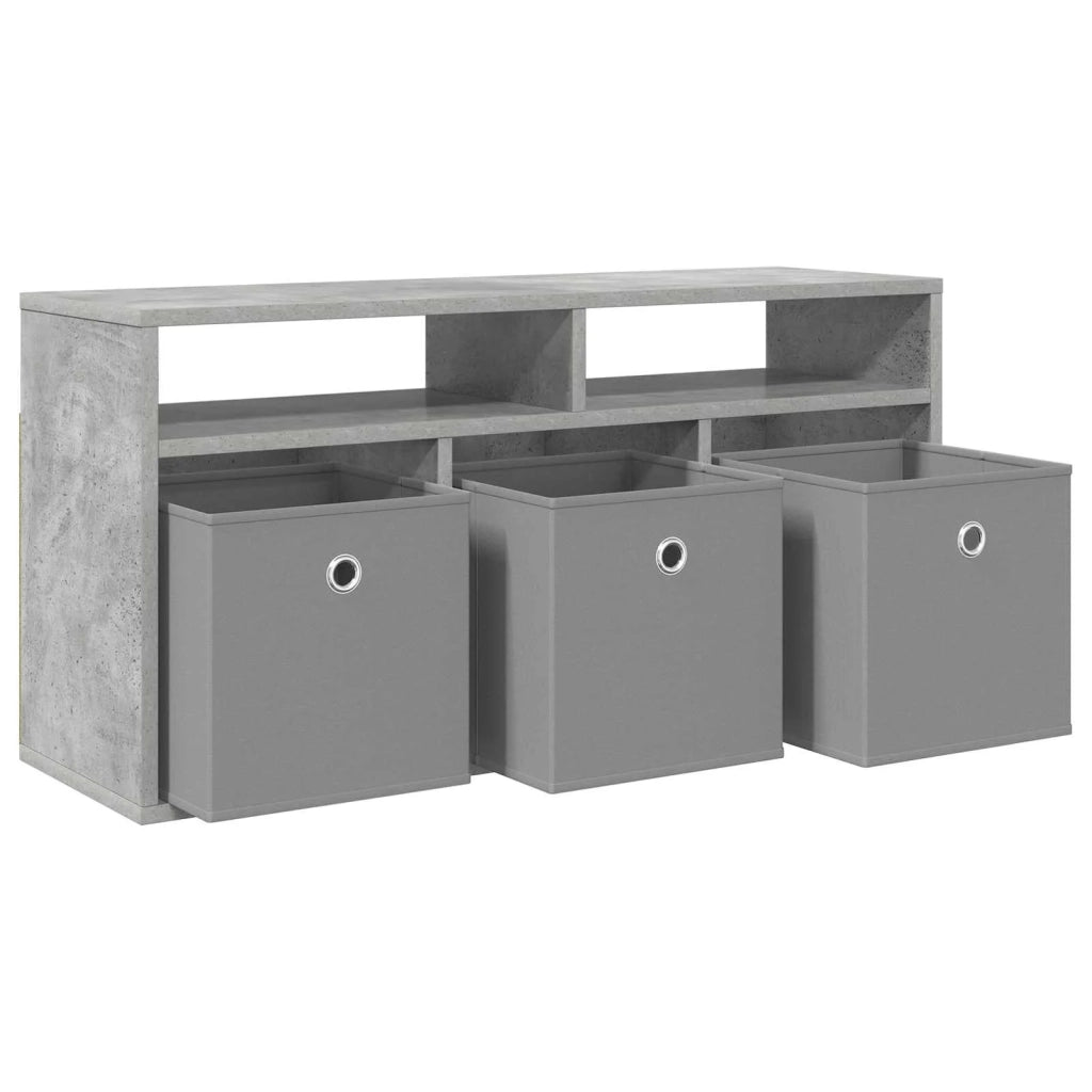 Lowboard con cassetto Grigio cemento 87 x 27,5 x 43 cm CFW1091057