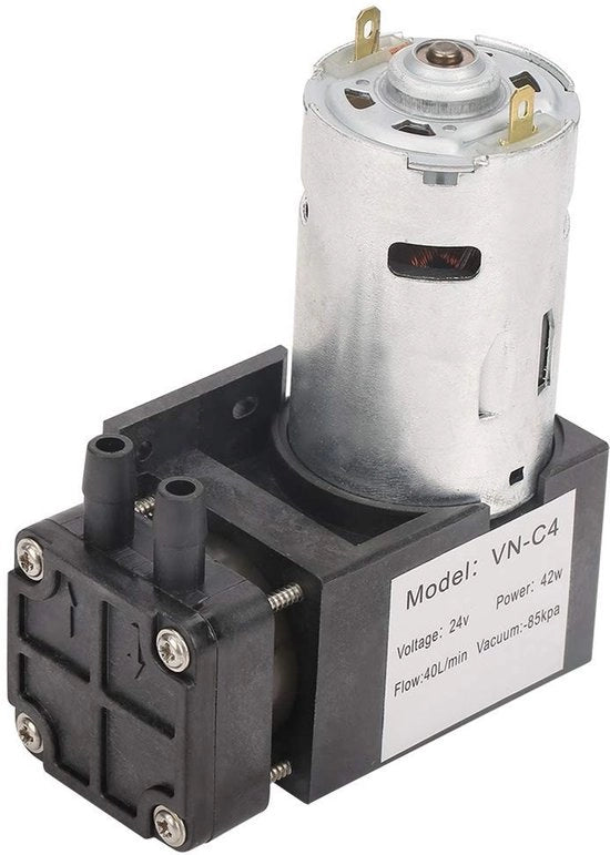 Mini compressore a vuoto per gas e aria - DC 24 V - 85 kPa - 40 l/min