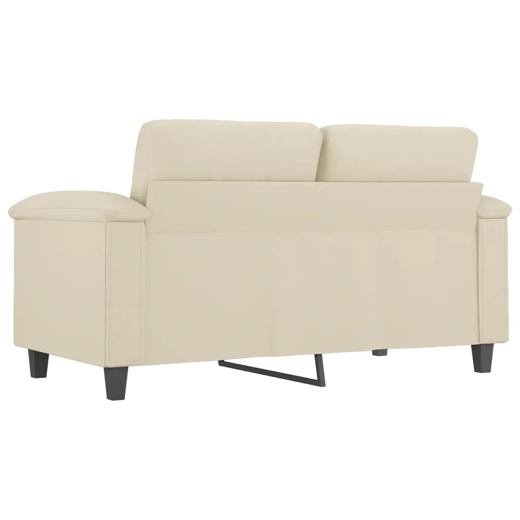 Divano | Divano da soggiorno | Sofa a 2 Posti Crema 120 cm in Similpelle