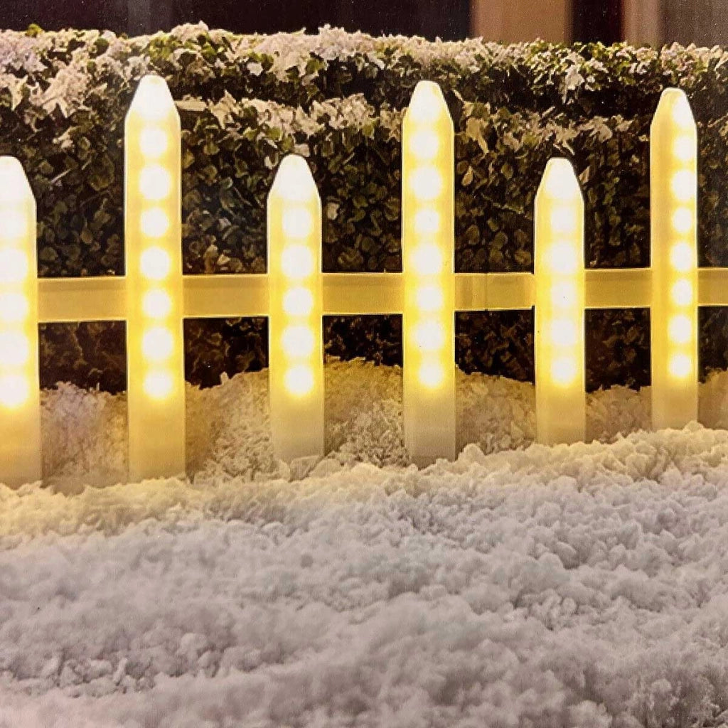 Recinzione luminosa a LED per albero di Natale decorazione natalizia luce calda
