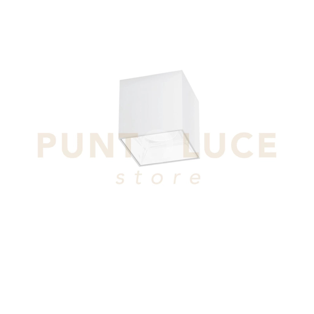 PLAFONIERA A LED BIANCA QUADRATA 20W 3000LM CCT 3000k-4000k 11,5X11,5X11,6CM