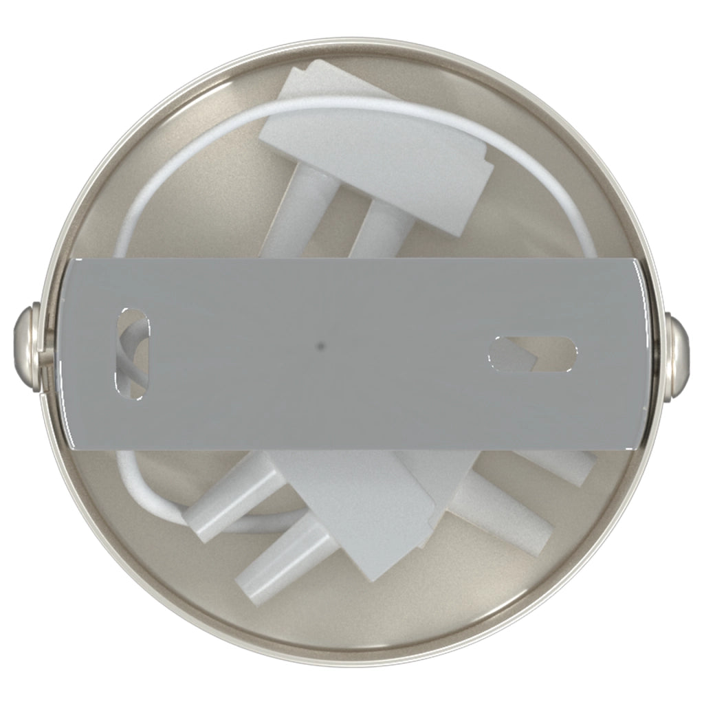 Faretto da soffitto 1 Via Regolabile Nichel Spazzolato GU10