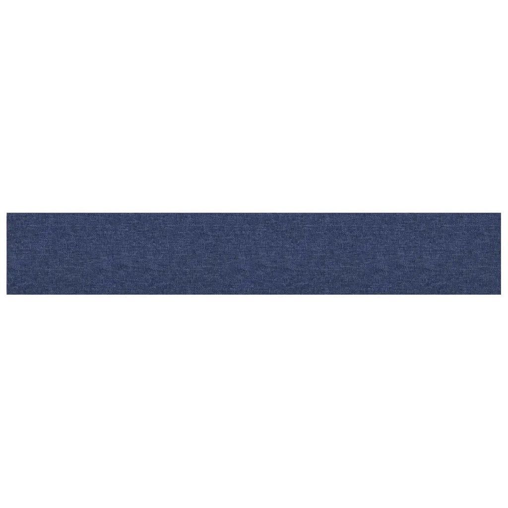 Testiera | Testata da Parete 12 pcs Blu 90 x 15 cm Tessuto