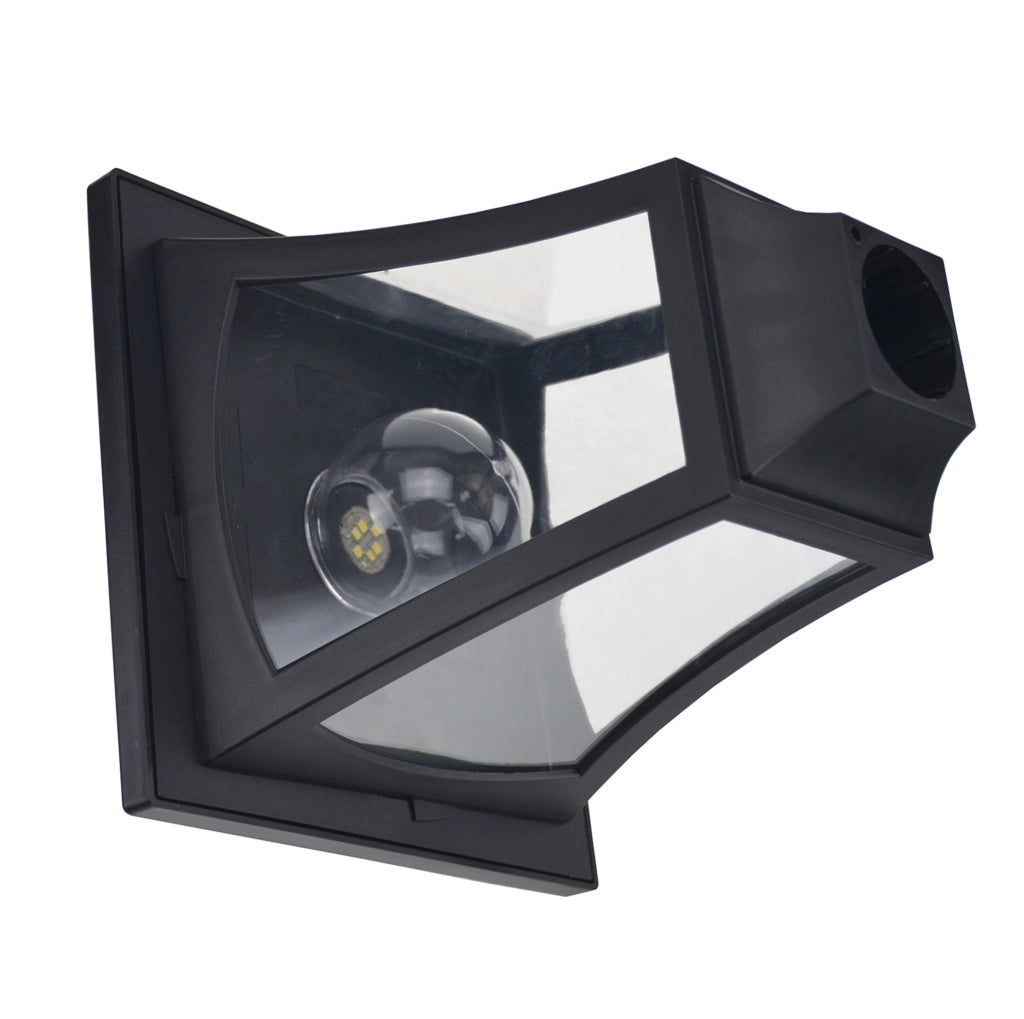 Lampada solare da giardino in acciaio inox, 182,5 cm