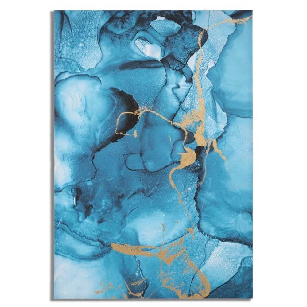 Decorazione Parete Ferro Tondo cm 78,5X5X74 - BLU REY