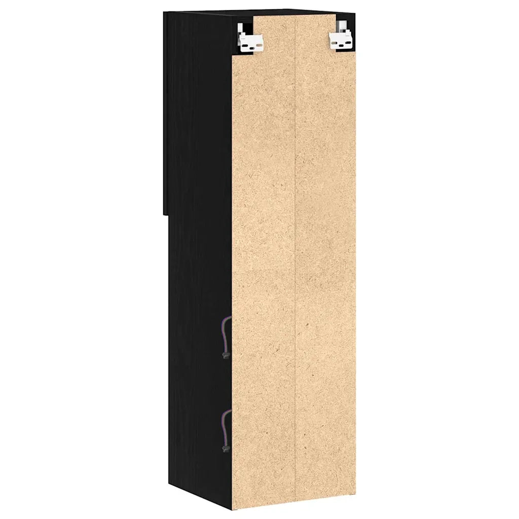 Set mobile TV Rovere Nero 30,5 x 30 x 102 cm Legno multistrato 862198