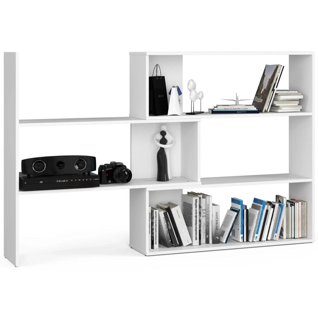 Scaffale AKORD TWIST Bianca 173,6 cm 173,6x30x109,3 cm