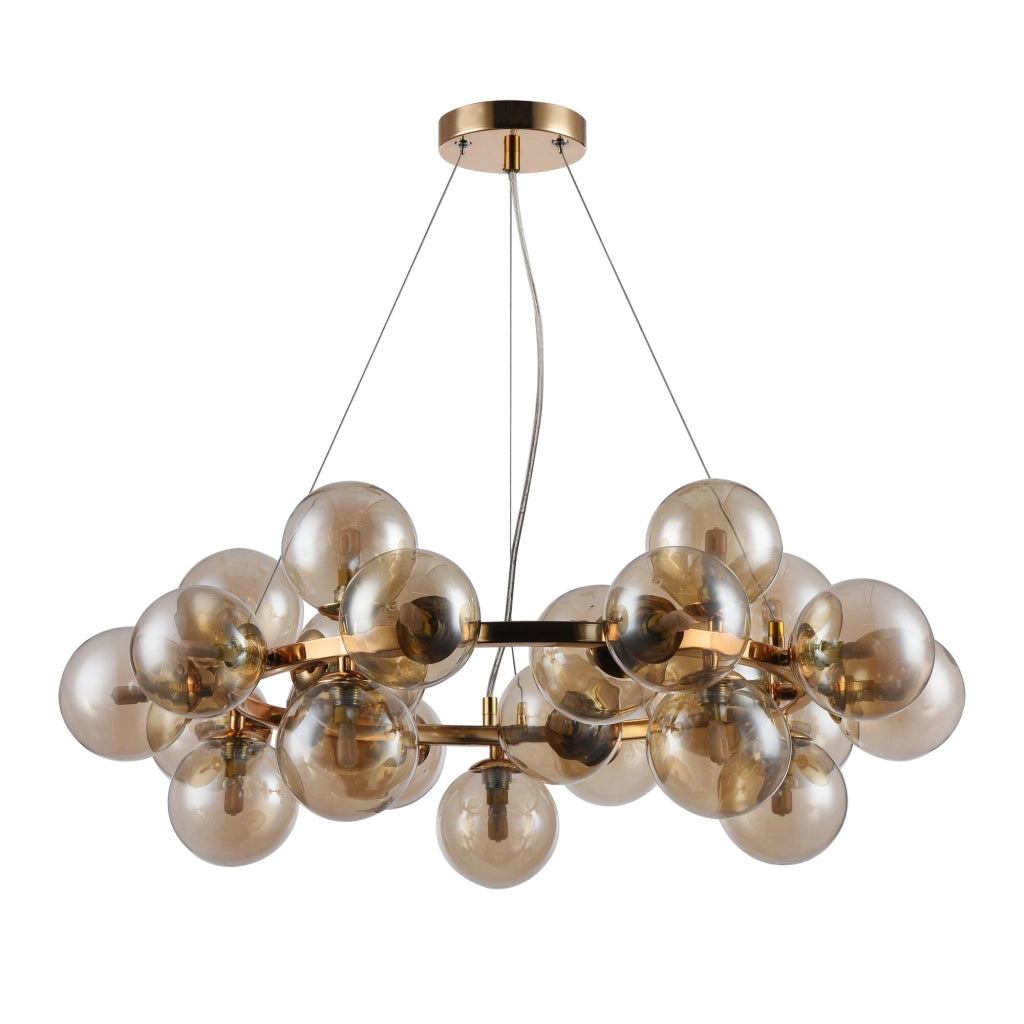 Lampada pendente Modern in Metallo Dallas Oro