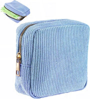 Borsa di Stoccaggio di Pannolino Corduroy - Borsa Portatile per Ragazze Adolescenti - Pouch Menstruale Carina - Pouch di Ciotola Menstruale morbido - Borsa del Primo Pannolino Menstruale - Otre per Tamponi per Donne - Rosa
