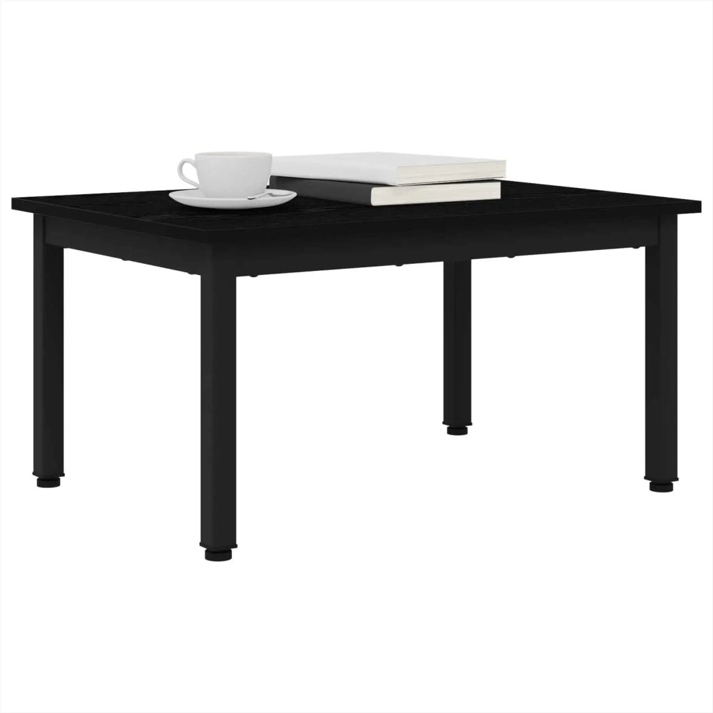 Tavolino da salotto Rovere Nero 70 x 50 x 36 cm