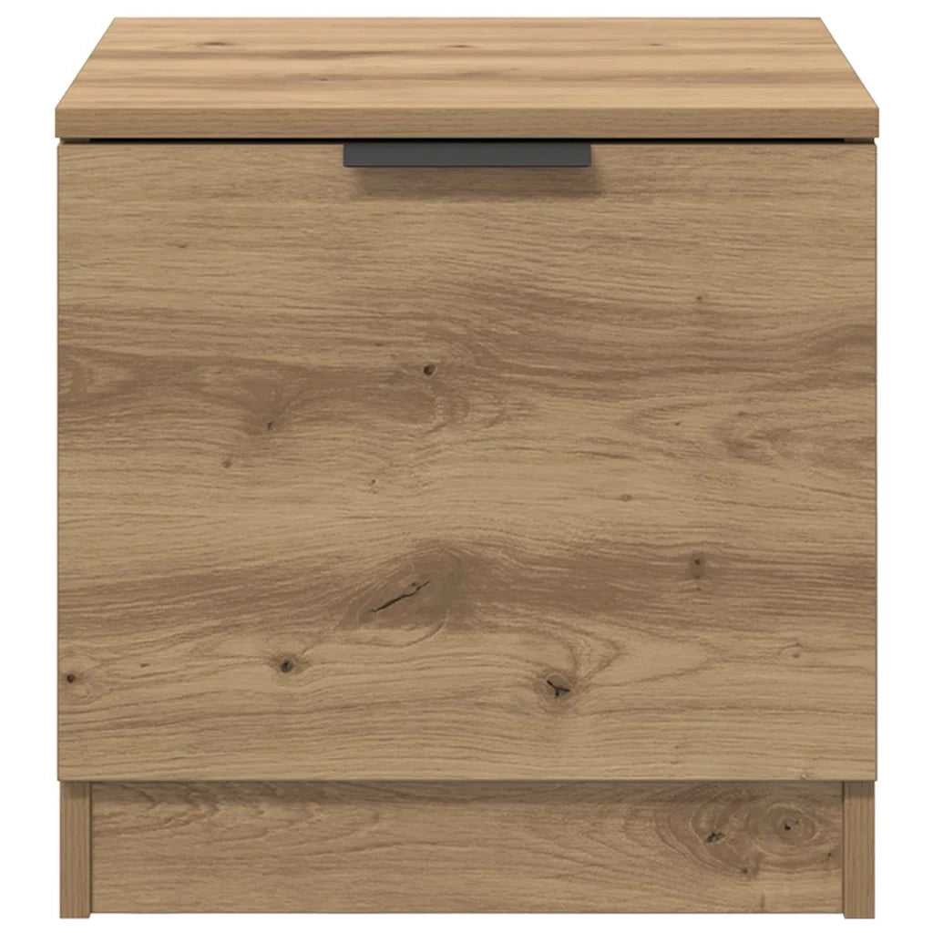 Armadietto per letto 2 pz Rovere artigianale 40 x 39 x 40cm CFW2476456
