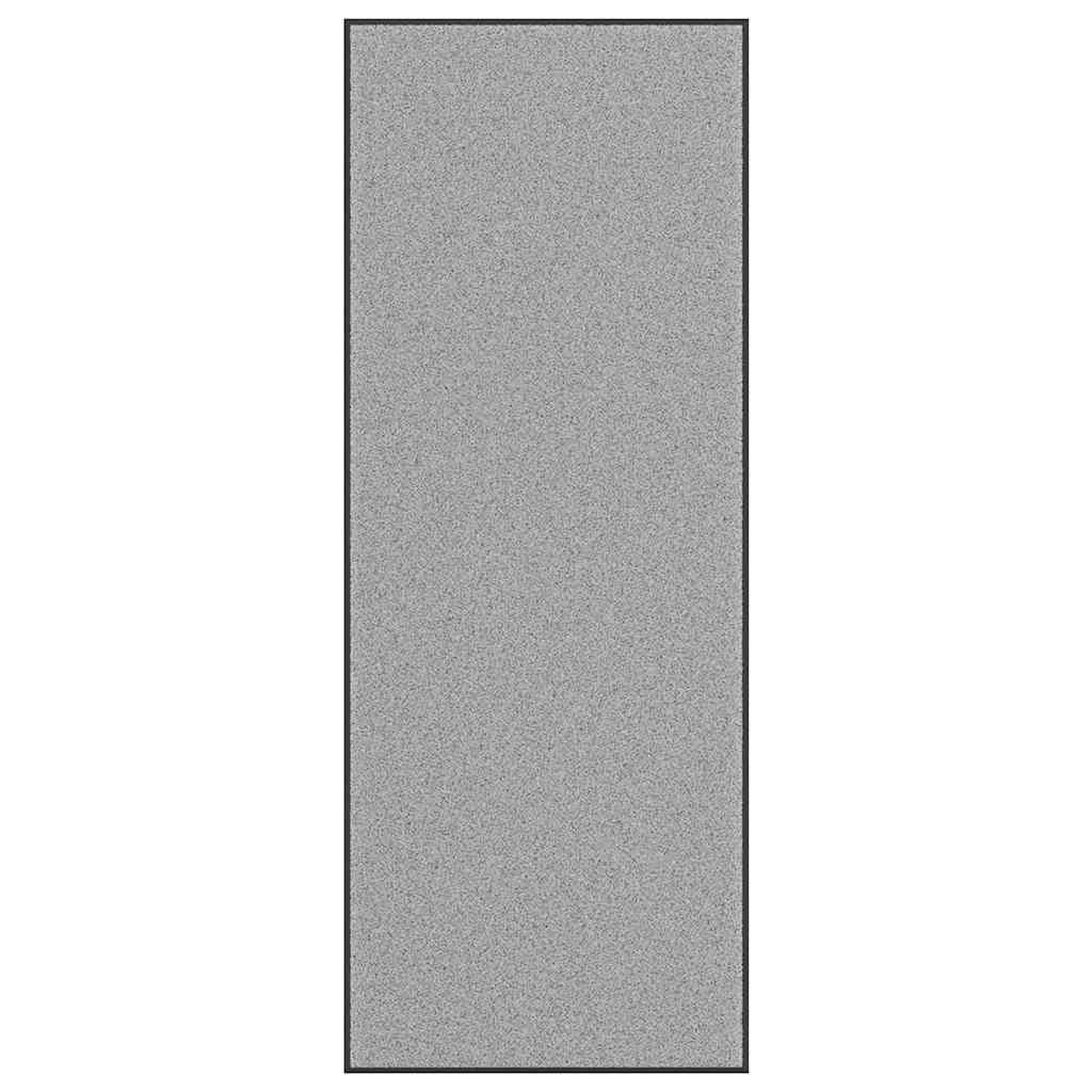 Zerbino antiscivolo 115 x 300 cm facile da pulire e resistente per ingresso o camino in PP grigio 02_0058188