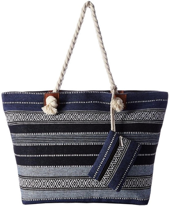 Borsa da spiaggia XXL con cerniera - borsa a spalla per donne - borsa da spiaggia grande per vacanza borsa multifunzionale per donne per vacanza in spiaggia Must Haves Borsa da spiaggia - Baltic Dream