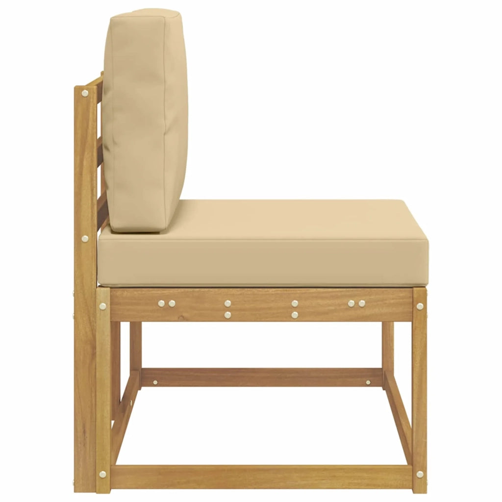 Divano da Esterno con cuscino Bianco 91 x 63 x 73 cm 901481