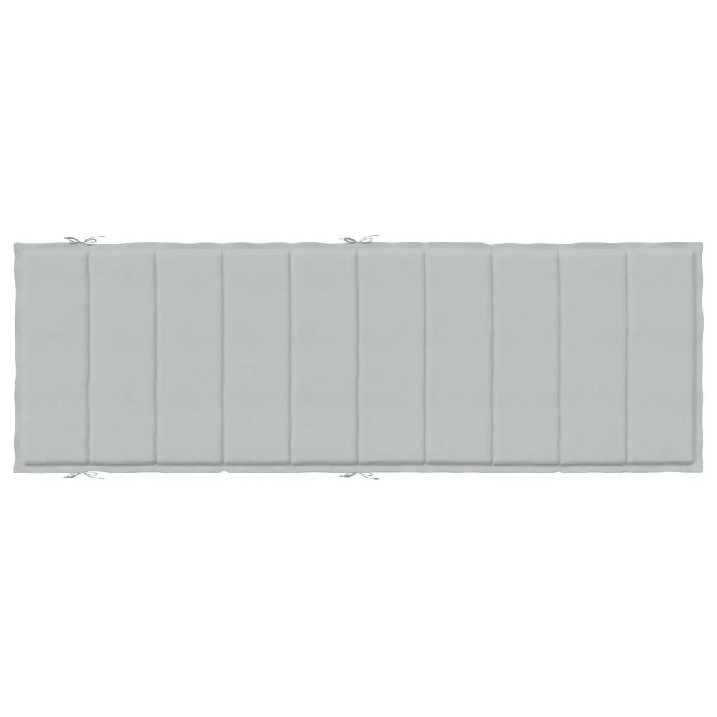 Cuscino per Lettino Prendisole Grigio Chiaro Mélange 186x58x4cm 4002476