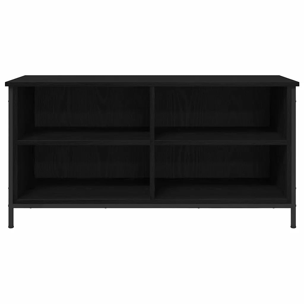 Mobile TV Rovere Nero 100 x 40 x 50 cm Legno multistrato