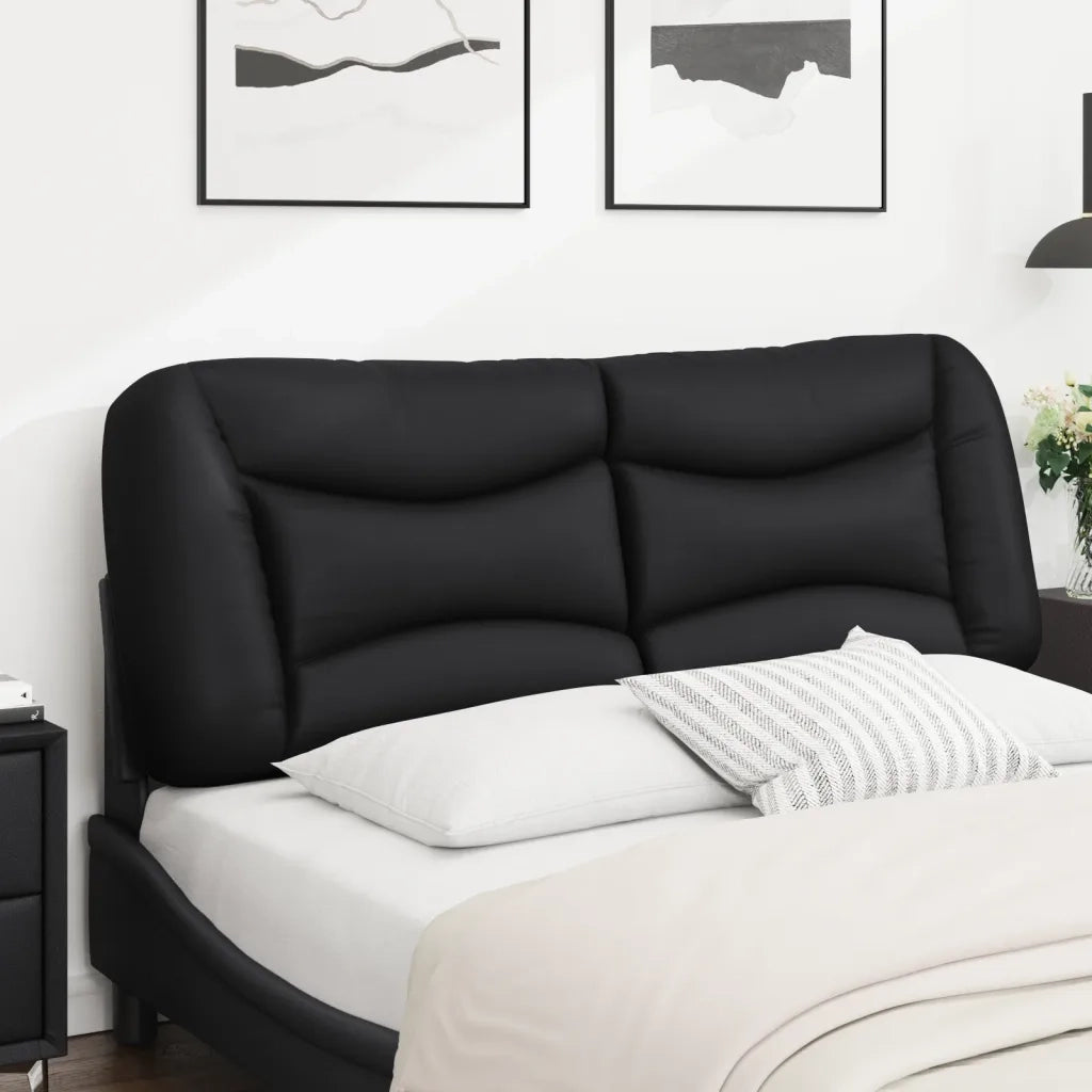 Cuscino Testiera Hvar Nero 140 cm in Similpelle CFW5853799