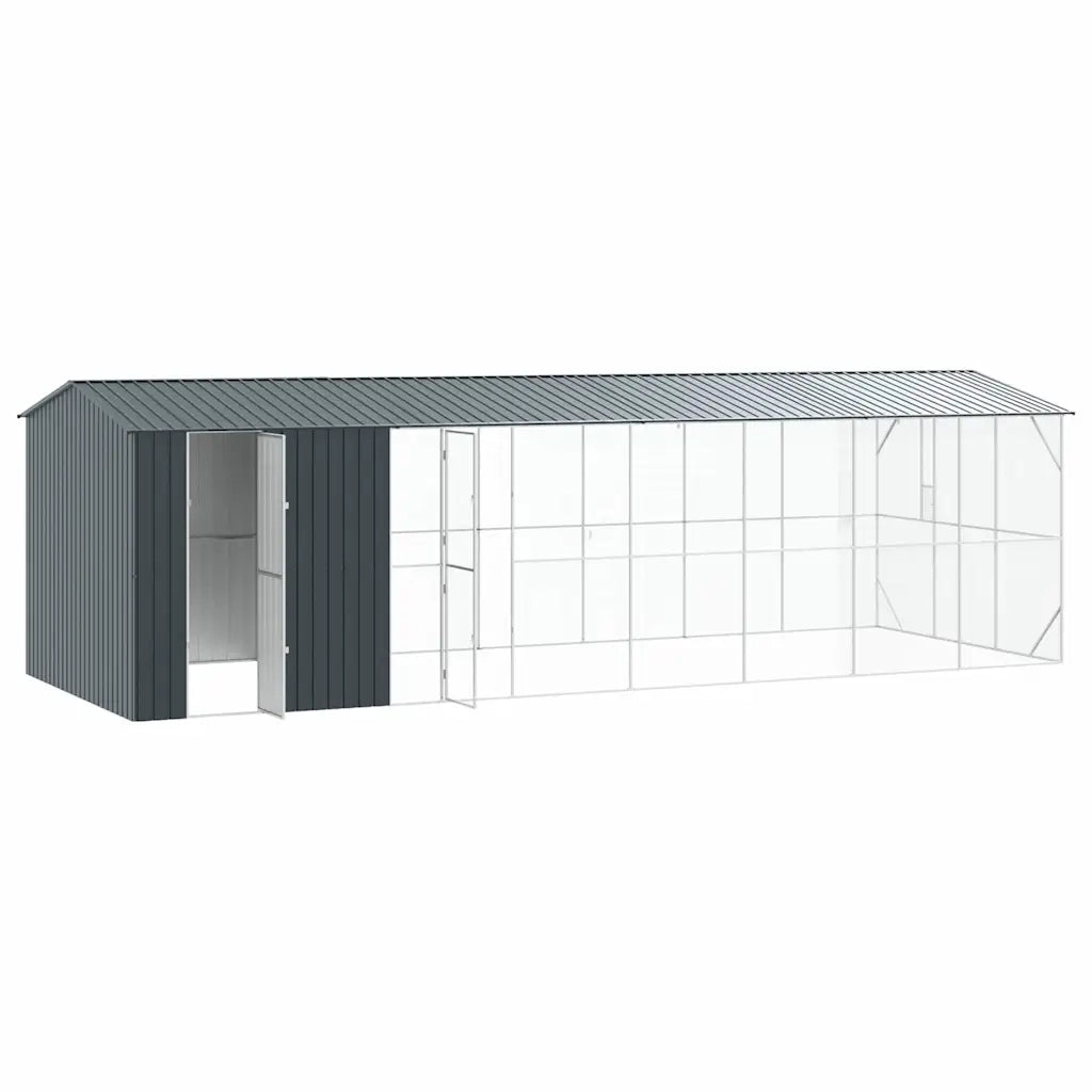 Gabbia per uccelli Antracite 860 x 310 x 247 cm Acciaio zincato 3325164