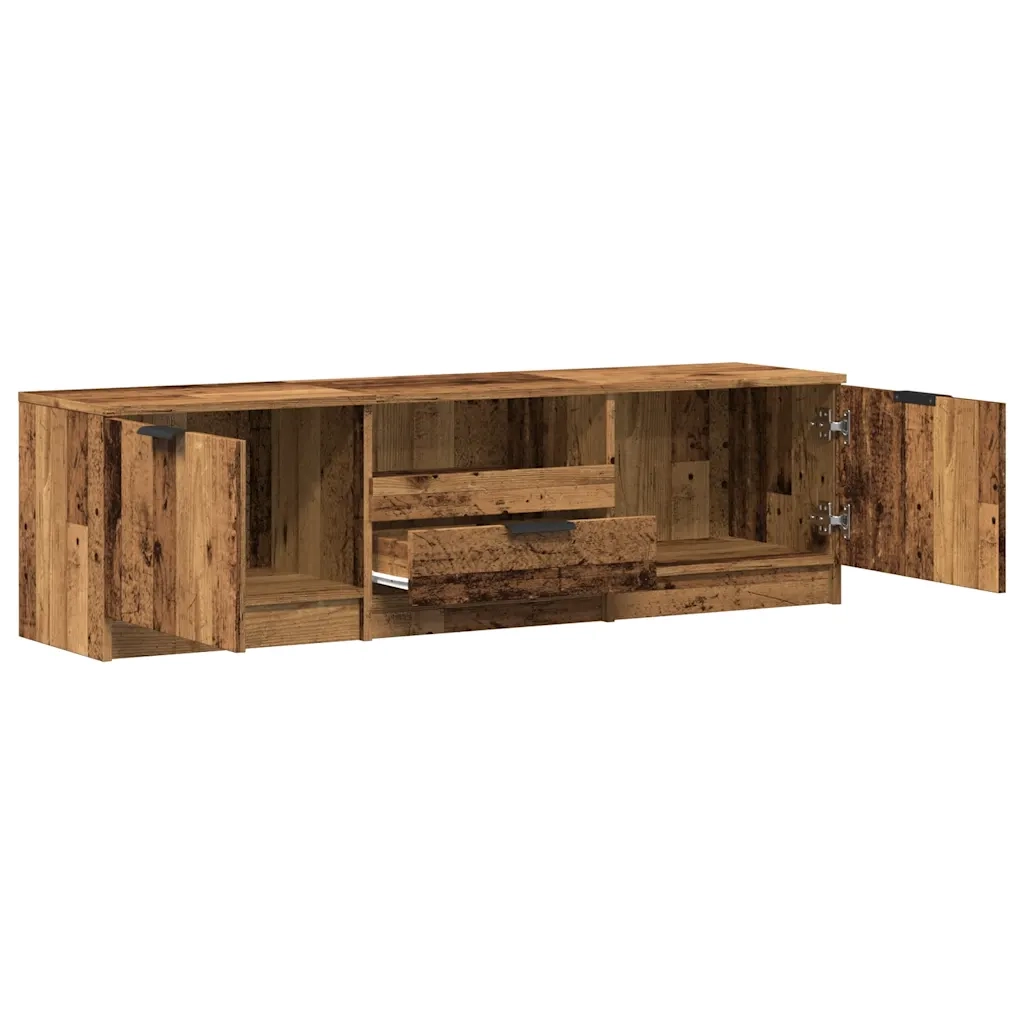 Mobile Porta TV in Legno Vecchio 140x35x40 cm in Truciolato