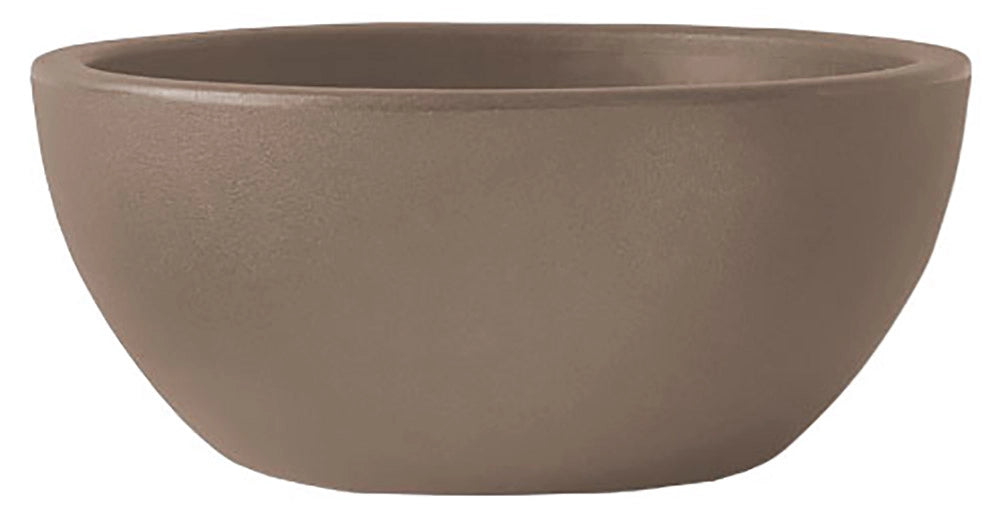 Vaso Ø40x17,5 cm in Polietilene Era 40 Cappuccino