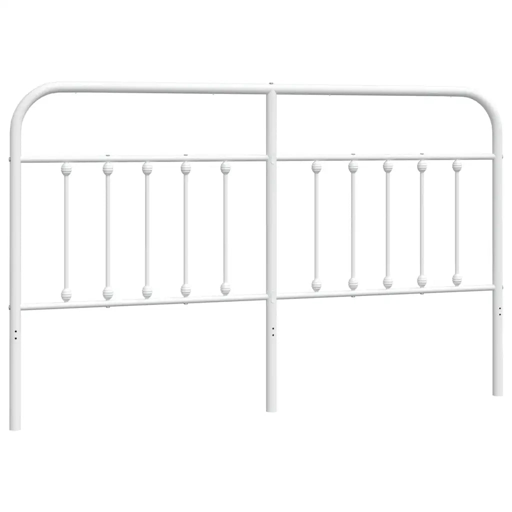 Testiera in Metallo-Testiera in Ferro-Testata Bianco 180 cm 247414