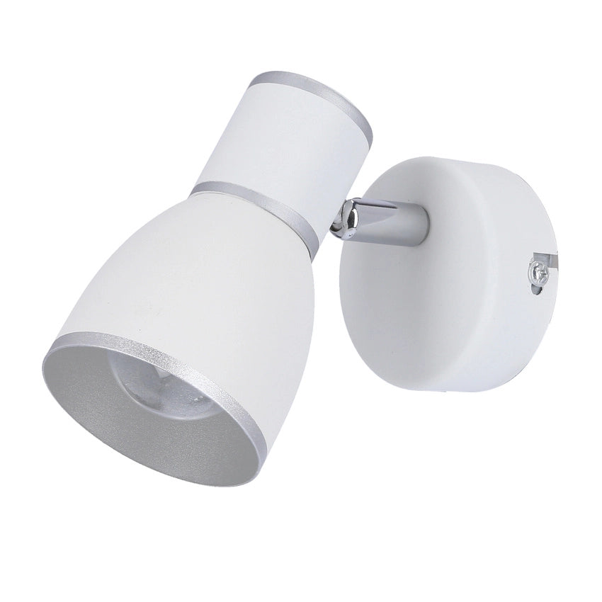 Applique orientabile Candellux FIDO 91-63366 bianco/cromo 1xE14