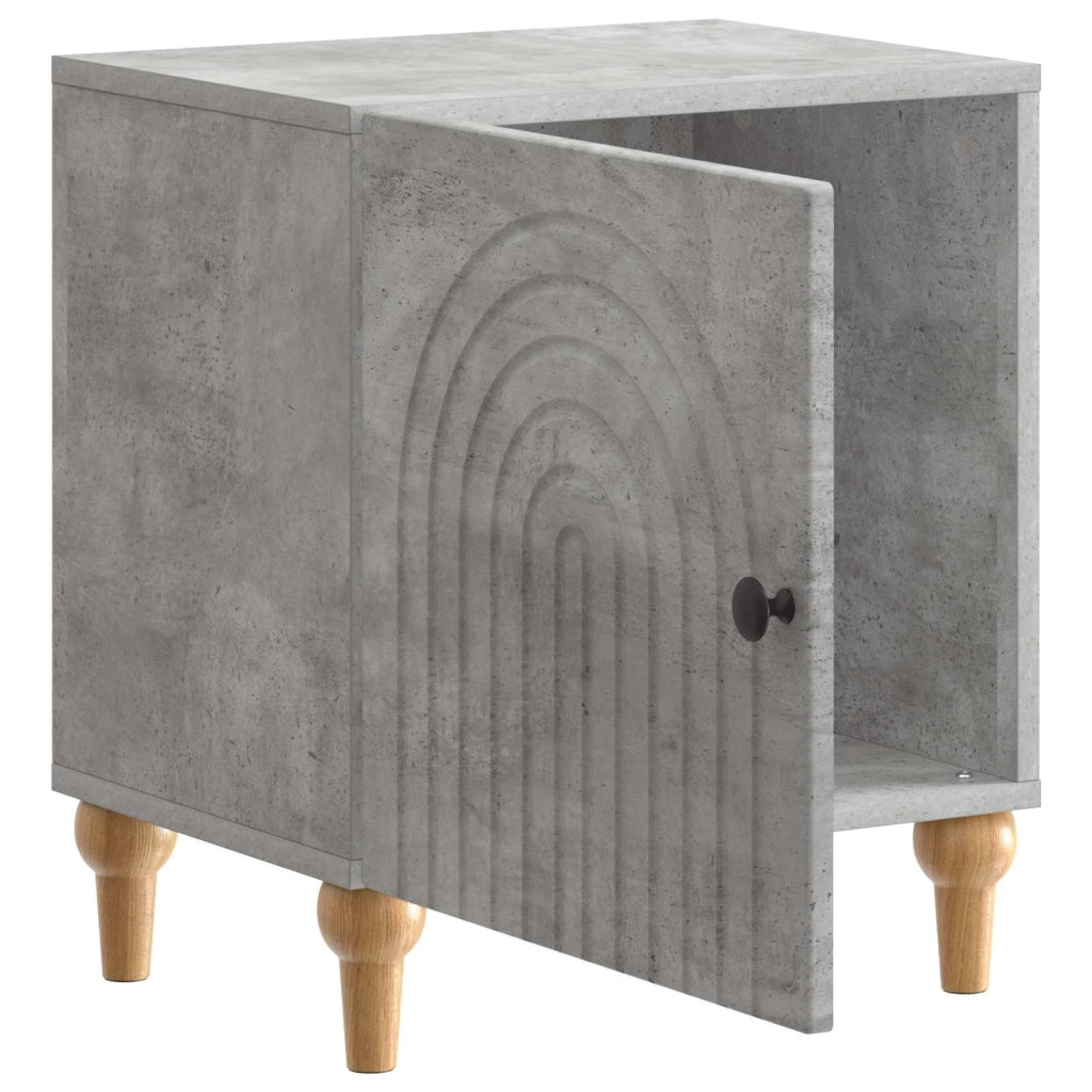 Armadio da Notte 2 pcs Grigio Cemento 43 x 34,5 x 50 cm 894112