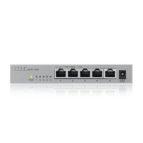 Zyxel xmg-105 non gestito 2.5g ethernet (100/1000/2500) grigio - XMG-105-ZZ0101F
