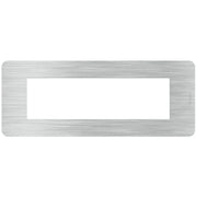 Placca Bticino MatixGO Effects 7 moduli alluminio JA4807EA