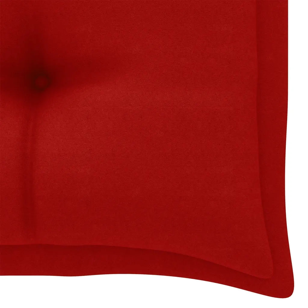 Dondolo da Giardino 2 Posti Cuscini Foglie di Palma 202cm Bambù 3063939
