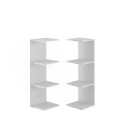 Vicco Scaffale a muro Bianco 30 x 95 cm Set di 2