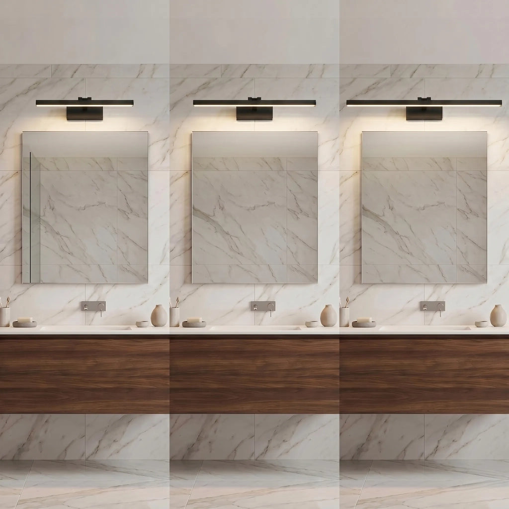 Applique Da Bagno Led APP1867-1W 60 Cm Black