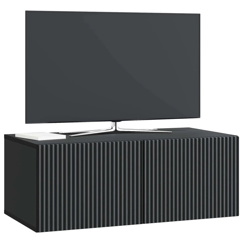 Mobile Porta TV da Muro Nero 78,5 x 41 x 30 cm 898516