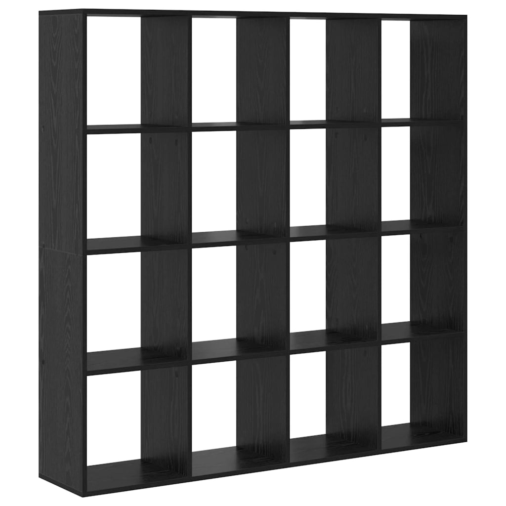 Armadio per Libri Rovere Nero 137,5 x 29 x 137,5 cm 3388357