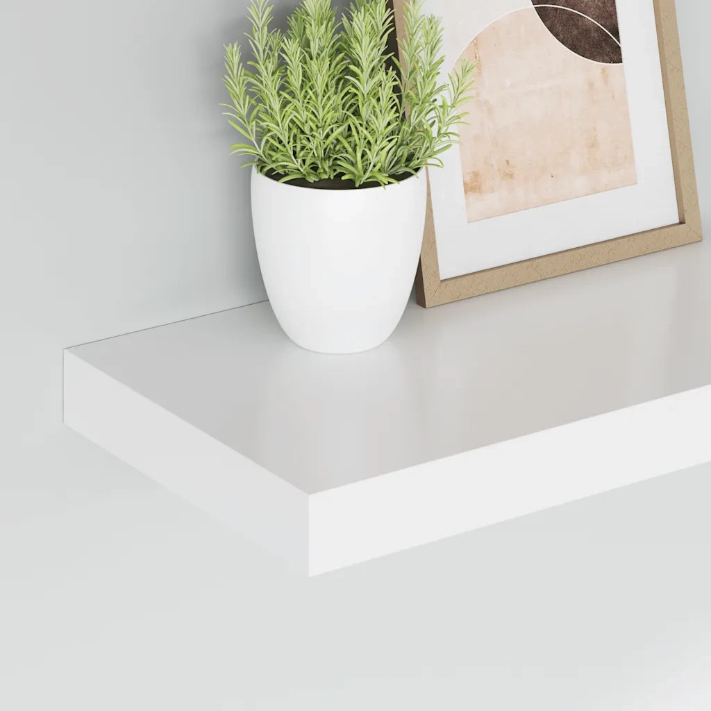 Scaffale a Parete Bianco 40x23x3,8 cm in MDF cod mxl 50442