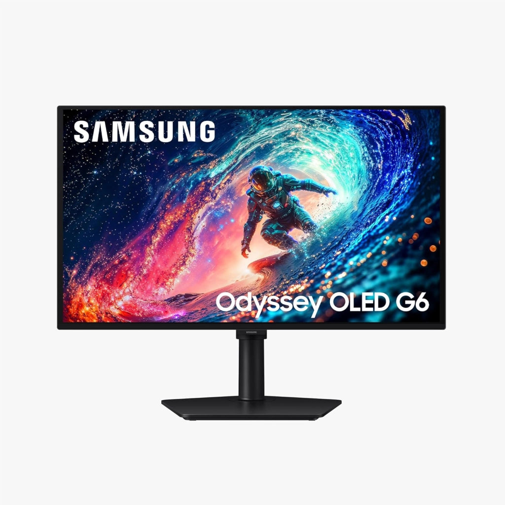 Samsung Monitor Gaming Odyssey OLED G6 (S27DG602), Flat, 27'', 2560x1440 (QHD), 16:9, HDR10+, OLED, 360Hz, 0,03ms (GtG), FreeSync Premium Pro, HDMI, USB, DP, HAS, Pivot